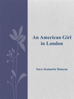 cover image of An American Girl in London